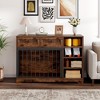 Dog Crate Furniture 47”, Large Dog Crate with 2 Drawers and 4 Shelves - 4 of 4