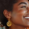 Ross-Simons Italian 18kt Gold Over Sterling Spiral Drop Earrings - 2 of 3