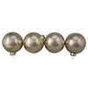 Northlight Shiny Glass Christmas Ball Ornaments - 3.25" (80mm) - Gold - 8ct - 3 of 4