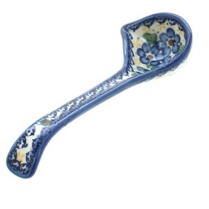 Blue Rose Polish Pottery 10 Vena Gravy Ladle - 1 of 1