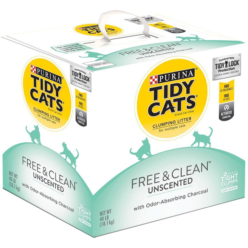 Purina Tidy Cats Free & Clean Unscented Clumping Scoop Cat & Kitty Litter for Multiple Cats, 4 of 6