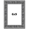 PosterPalooza | Photo Size Distressed Black Picture Frame - UV Acrylic, Foam Board Backing, Hanging Hardware - 2 of 4