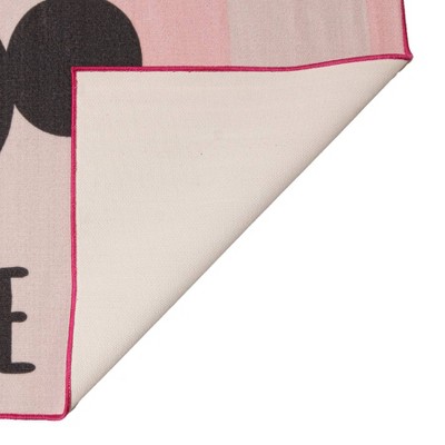 Minnie Mouse Striped Jumbo Kids' Area Rug, 54"x78", Multicolor
