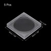 Unique Bargains Collection Supplies Coin Snap Holder with Foam Gasket 5 Pcs - 2 of 4