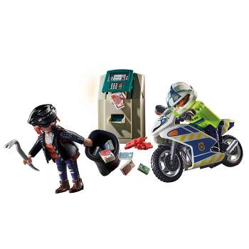 PLAYMOBIL Prison Escape Police Motorcycle - Children Ages 4+ 