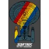 Juniors Womens Star Trek: The Next Generation USS Enterprise Rainbow Streak Racerback Tank Top - image 2 of 4