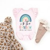 The Juniper Shop Rainbow After The Storm Flutter Sleeve Bodysuit - 3 of 4