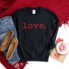 Simply Sage Market Women's Graphic Sweatshirt love Typewriter - 3 of 4