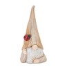 Melrose Gnome Statue with Wood Grain Design (Set of 2) - 3 of 3
