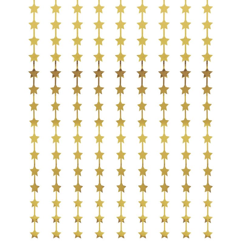 9ct Star Backdrop Party Decoration Gold - Spritz&#8482;, 1 of 8