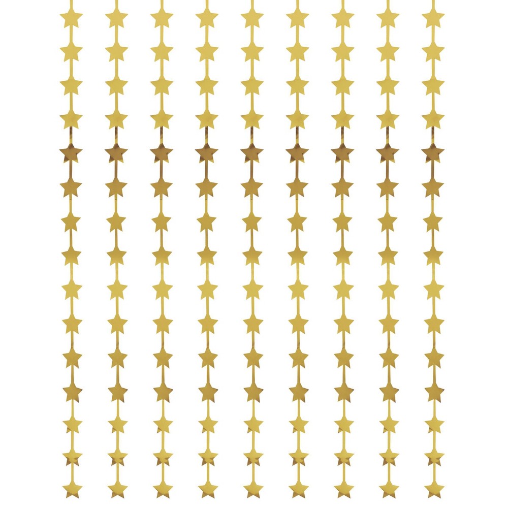 Photos - Other Jewellery 9ct Star Backdrop Party Decoration Gold - Spritz™