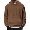 COOFANDY Mens Hoodie Long Sleeve Casual Pullover Hooded Sweatshirt Fashion Drawstring Hoodies with Pocket Black XXL - 4 of 4