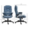 NicBex Massage Office Chair with Vibration Points, Adjustable Tilt Ergonomic Chair with Armrest, Swivel Gaming Chair for Office - 3 of 4