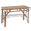 vidaXL Bistro Table Black 15.7"x27.5" Metal - 2 of 4