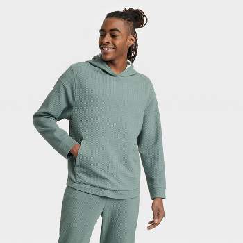 Reel Life Ocean Washed Circle Palm Pullover Hoodie - Small - Agate Green :  Target