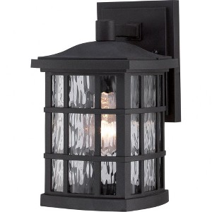 Quoizel Lighting Stonington 1 - Light Sconce in  Mystic Black - 1 of 4