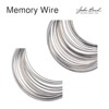 John Bead Must Have Findings Regular Memory Wire (6cm/2.36" diameter) 0.8mm thick 1.5oz - 4 of 4