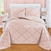 Collections Etc Jacquard Patterned Bedspread - 2 of 3