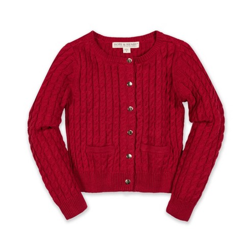 Infant red cardigan on sale sweater