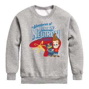 Boys' - Jimmy Neutron - Adventures of Jimmy Neutron Graphic Long Sleeve Fleece Sweatshirt - 1 of 4