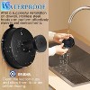 LunaLulinlk Vacuum Metal Suction Cup Hooks Stainless Steel Shower Holder Hanger for Bathroom(Black 2pcs) - 2 of 4