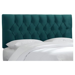 Skyline Furniture Edwardian Tufted Headboard Velvet - 1 of 4