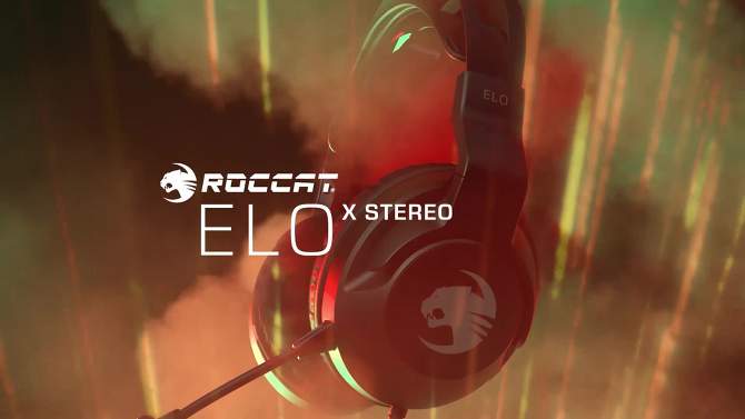 Roccat ELO X Stereo Wired Gaming Headset for PC/Xbox One/Series X|S/PlayStation 4/5/Nintendo Switch, 2 of 11, play video