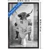 Trends International Reinders: Toilet Humor - Highlander Toilet Framed Wall Poster Prints Black Framed Version 22.375" x 34" - 3 of 4