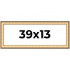 PosterPalooza | Panoramic Traditional Gold Picture Frame - UV Acrylic, Foam Board Backing, Hanging Hardware - 2 of 4