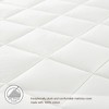 Whisper Organics, Luxury 100% Organic Cotton Mattress Protector, Exquisitely Soft, GOTS Certified Breathable Protective Pad, White Color - Queen - 2 of 4
