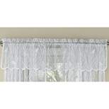 Sweet Home Collection | Knit Lace Polyester SongBird Motif Kitchen Window Curtain
