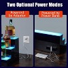 40 Inch 2 Tier Liquor Bottle Display Shelf with Remote & App Control, 16 Colors, 4 Modes, 1-8 H Timing, Liquor Bar Shelf Lights for Home - 4 of 4