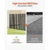 VEVOR Bottom Locking Privacy Slats, Double-Wall Vertical Bottom-Locking Slats for Chain-Link Fence, High-Density HDPE Chain Link Slats, Black - 4 of 4