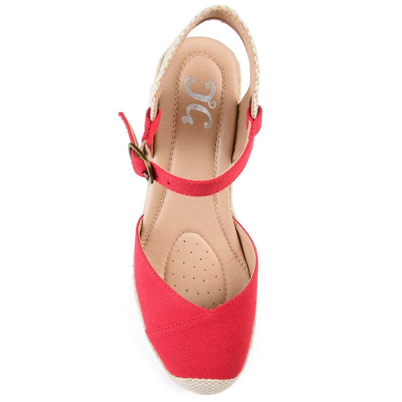 Journee Collection Womens Ashlyn Tru Comfort Foam Wedge Heel Espadrille Sandals, 5 of 13
