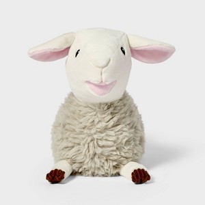 9.5" Baby Lamb Stuffed Animal - Gigglescape™ - 1 of 3