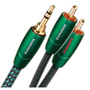 AudioQuest Evergreen 3.5mm Male to RCA Male Cable - 26.25 ft. (8m) - 1 of 1