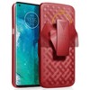 Nakedcellphone Case with Stand and Belt Clip Holster for Motorola Edge Plus (2020) - 3 of 4