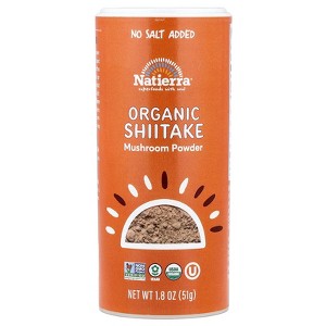 Natierra Organic Shiitake Mushroom Powder, 1.8 oz (51 g) - 1 of 4