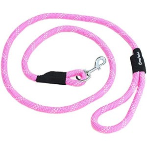 ZippyPaws Zp324 Climbers Rope Leash Original 6 Ft - Pink Dog Lead - 1 of 1