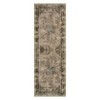 Area Rugs: Washable Non-Slip Floral Vintage Carpet, Foldable Low Pile Stain Resistant Rugs for Hallway, Living Room, Bedroom, Home, Camel - 3 of 4