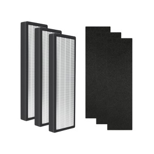 True HEPA Filter B Replacement Compatible with GermGuardian Air Purifier FLT4825 AC4825 AC4300 AC4800 AC4900 AC4850 AP2200CA BXAP148, 3 Packs - 1 of 4