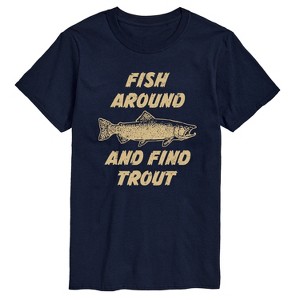 Men's - Instant Message - Fish Around Short Sleeve Graphic T-Shirt - 1 of 4