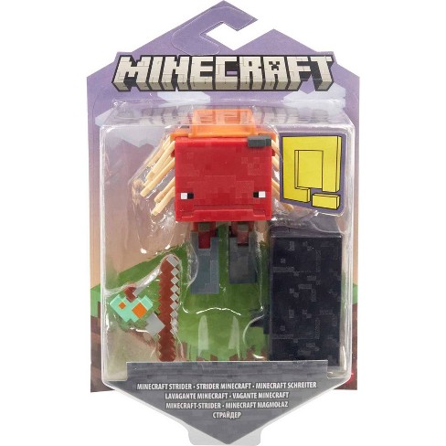 Mattel Minecraft Toys 3.25-Inch Action Figure, Creeper With Accessory &  Portal Piece, Toy Collectible Inspired By Video Game