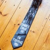 Crazy Dog T-Shirts If Zombies Chase Us I'm Tripping You Necktie Funny Neckties for Men Halloween Tie Mens Novelty Neckties - 3 of 4