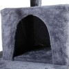 Multipet Double-layer cat Tree with cat house and ladder - 2 of 4
