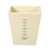 Unique Bargains Pen Cup Holder Plastic Pencil Stand Desk Stationery Organizer for Office Desktop - 3 of 4