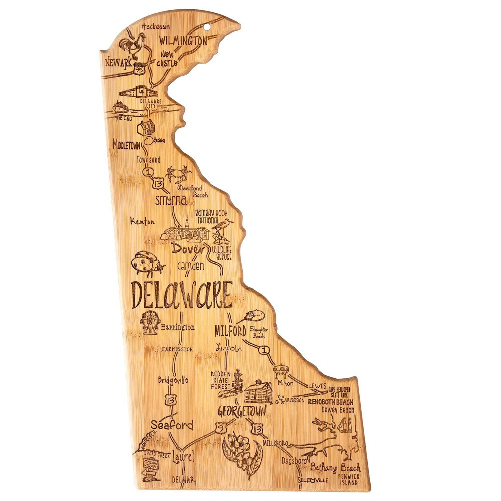 Totally Bamboo Destination Delaware Cutting Board