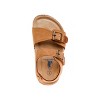 Rugged Bear Hook and Loop Girls' Boys' Footbed Sandals with Buckle Detail - Casual, Flat, Open Toe, Lightweight Summer Shoes (Toddler) - 3 of 4
