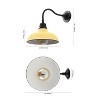 JONATHAN Y Aurora Farmhouse Industrial Indoor/Outdoor Iron LED Gooseneck Arm Outdoor Sconce - 4 of 4