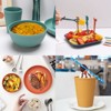 Itopfox 48 Pcs Dinnerware Sets, Unbreakable Plates & Bowls, Reusable for 4, Travel Camping Picnic Home Party Cutlery Set, Dishwasher Microwave Safe - 3 of 4